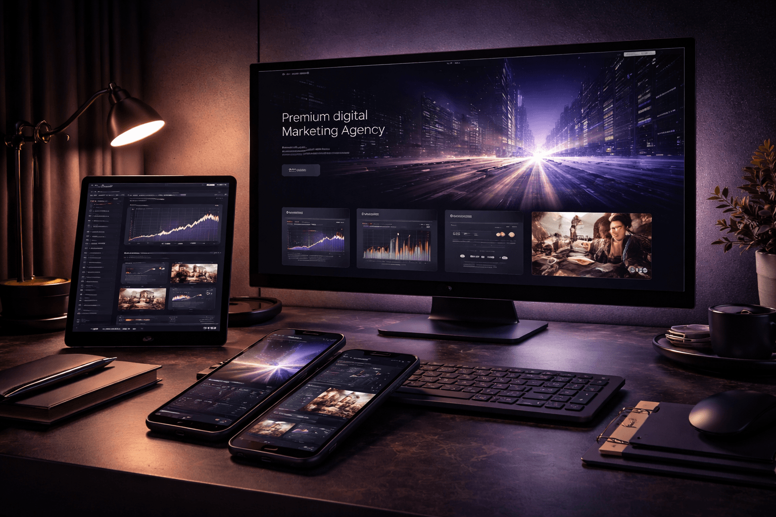 Website and funnel building designed to convert attention into leads